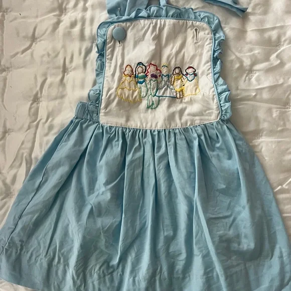 Charming Blue embroidered princess Dress - Picture 1 of 4